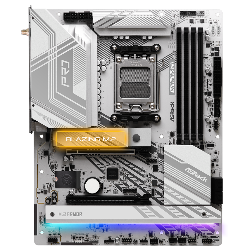 ASRock X870 PRO RS WiFi AM5 ATX Motherboard - Newegg.com